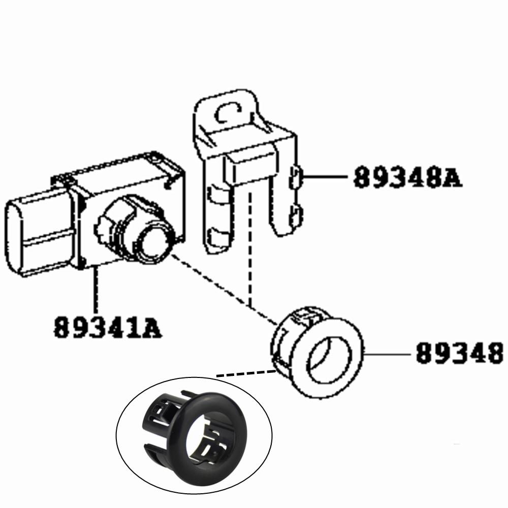 Car Parking Sensor Fixing Bracket Parking Holder Bracket 89348-33010 for Toyota Car Accessories