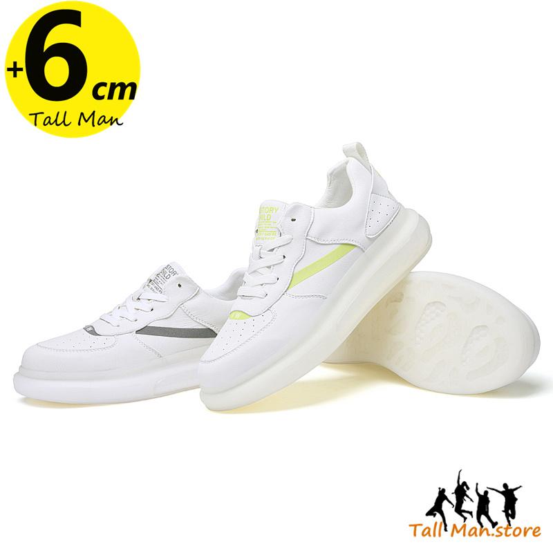 Sneakers Men Elevator Shoes Height Increase Insoles 6Cm Sports Fashion Leisure 38-44