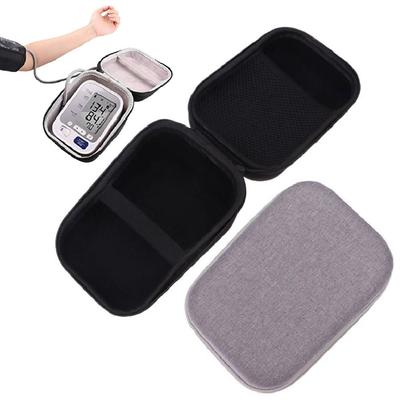 Stoßfeste Blutdruckmessgerät Aufbewahrungstasche Tragbare Hartschalen Sphygmomanometer Schutztasche mit Griff Netzdesign