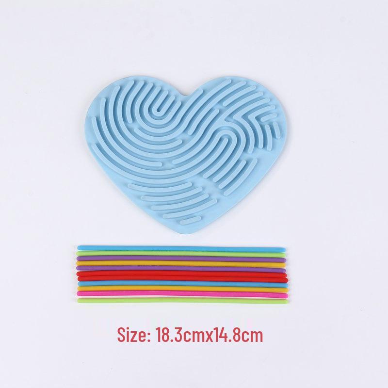 Silicone Sensory Activity Board: ADHD Educational Puzzle Toy