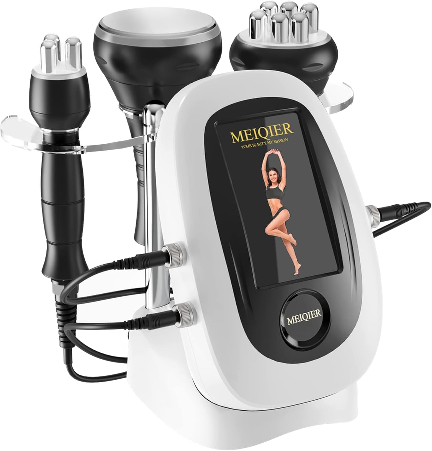 

Improve the appearance of cellulite equipment Cellulite massager radio frequency, white чорний