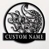 Premium Exquisite Peacock Metal Sign, Black Iron Reusable Home Living Room Patio Wall Decor