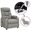 Day and Night - Day and Night Electric Massage Chair Light Gray Fabric