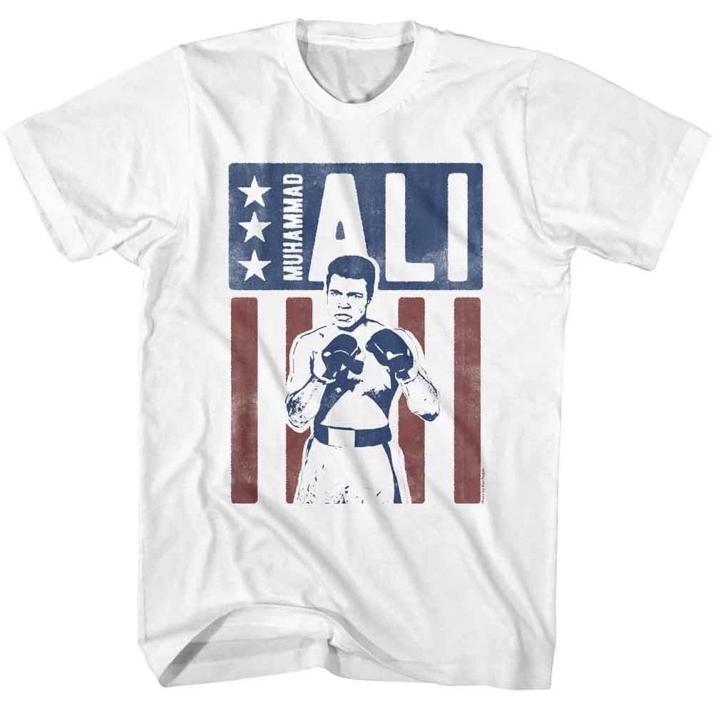 Muhammad Ali - Flag - American Classics - White Short Sleeve Children s T-shirt 160