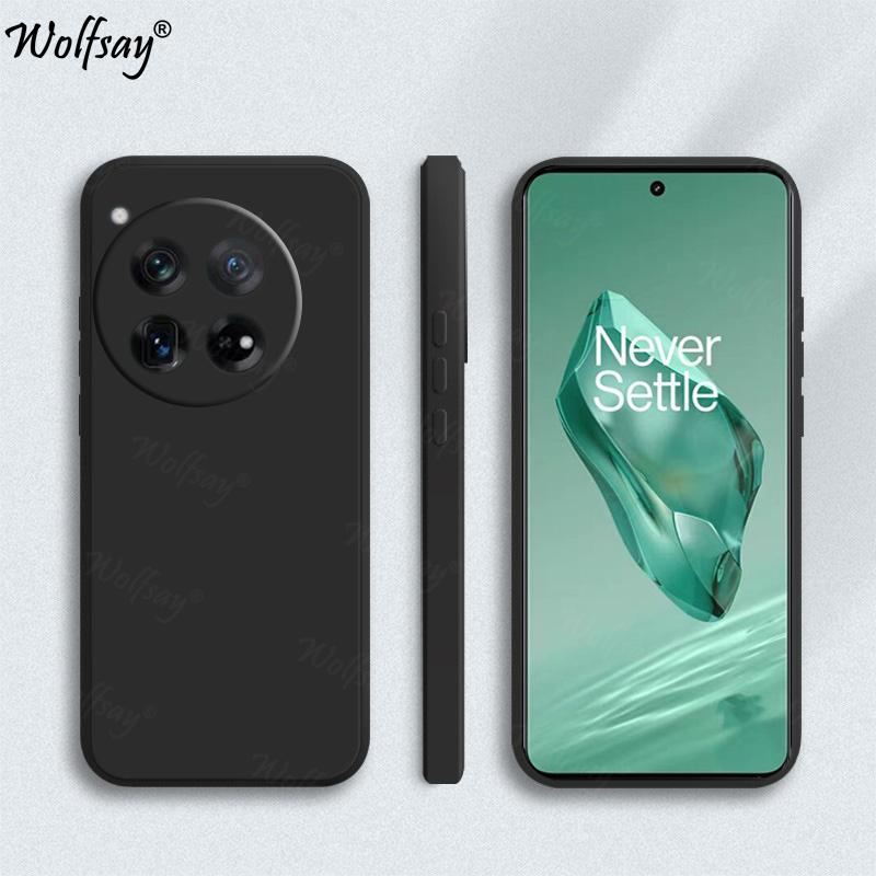 Candy Case For OnePlus 12 Case Anti-knock Soft TPU Original Liquid Silicone Case For OnePlus 12 Cover For OnePlus 12 6.82 inch
