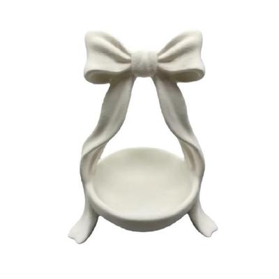 Decorative Butterfly Bowknot Tray for Key and Accessory Organization Display Stand for Earring Necklace Rings