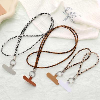 Handykette mit Leopardenmuster - Vielseitiges kurzes Lanyard und Umhängeband