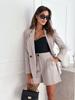 Hot Selling Casual Linen Suit Shorts Set
