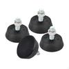 4 Pieces Exercise Bike Support Foot Pad 3/8" Leveling Screws Anti Slip Replacement Parts Shock