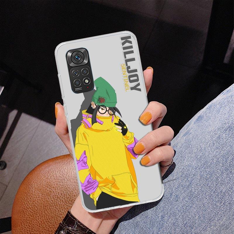 Valorant Killjoy Phone Case For Xiaomi Redmi Note 15 14 13 12S 12 11 Pro Plus 14S 11S 11E 10 10S 11T 5G Personalized Cover Redmi