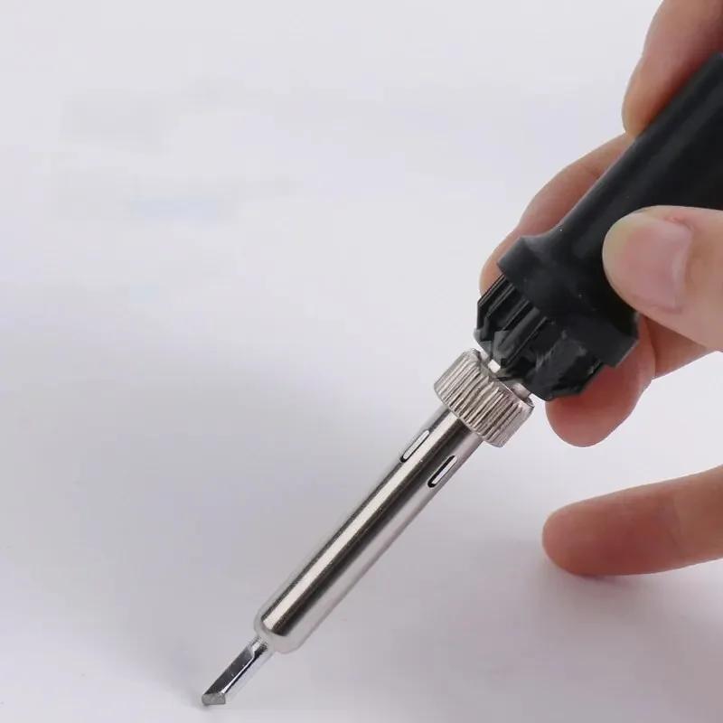 Nová páječka Nastavitelná elektrická cínová svářečka Teplotní stanice Pájka 220V 110V 60W Svařování Přepracování Horkovzdušná tužka Hroty Nástroje