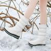 Women's snow boots winter warm and comfortable non-slip long-staple shoes large size casual cotton shoes