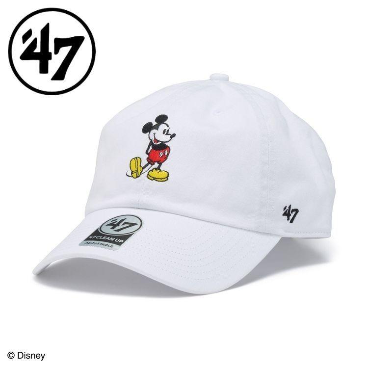 Used 26 Spring/Summer Forty Seven Men's Women's (Unisex) '47 Cleanup Disney Mickey Mouse White 14920467 Hat Cap Disney