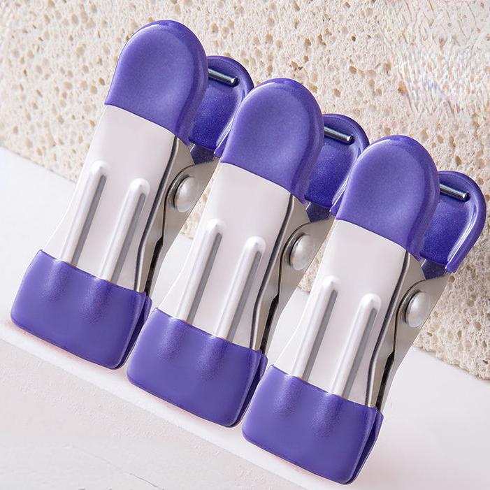 Hochbelastbare Metall-Lebensmittelklammern, Chipklammern Beutelklammern Lebensmittelklammern - Kratzfeste vinylbeschichtete Enden, Küchenklammern für Beutel Lebensmittel, Klammern Foto-Aktenklemmen