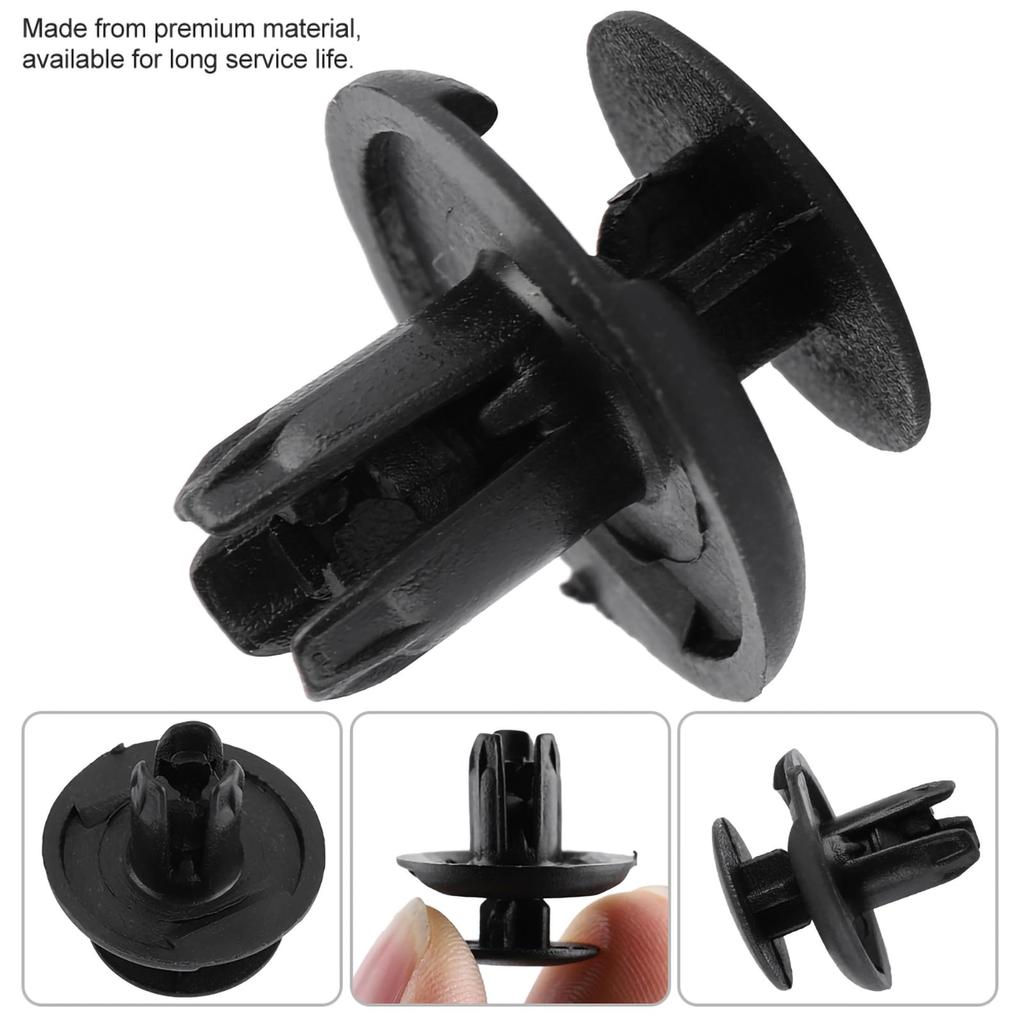 91512-SX0-003 Car Bumfor Fastener Push Pin Rivet Trim Clip Car Exterior Decoration (50 Pack)