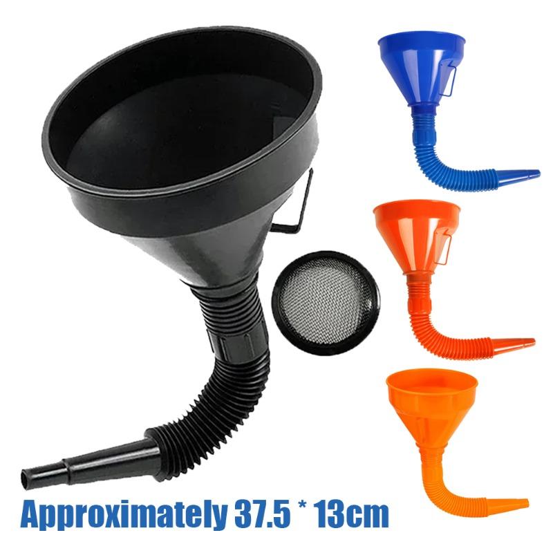Universelles Verlängerungsrohr Auto Betankungstrichter Motorrad LKW Öl Benzin Diesel Benzin Trichter Werkzeuge mit Filter Zubehör
