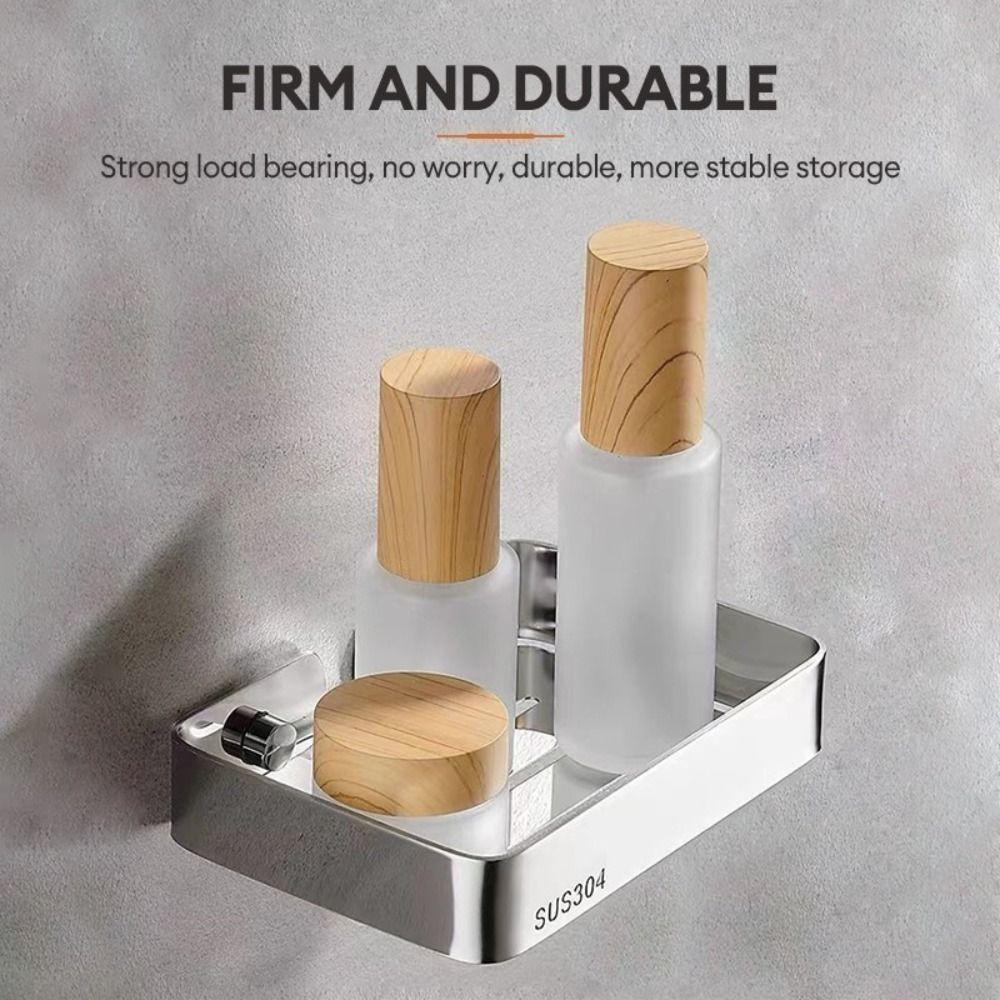 Self-draining Soap Holder Wall Mounted Soap Dish High Quality Bathroom Soap Rack Home