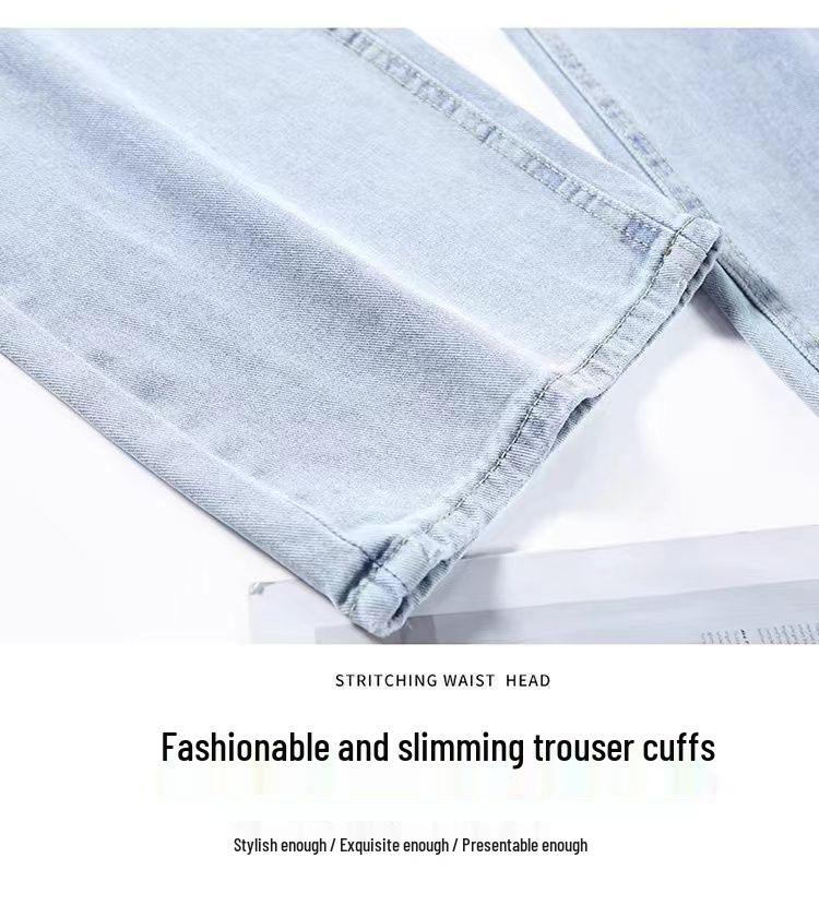 Korean Style Women's High Waist Slimming Wide Leg Jeans