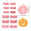 13Pcs/ Set Halloween Cookie Cutters DIY Pumpkin Face Biscuit Fondant Embosser Stamp Cake Decorating Tool Baking Supplies