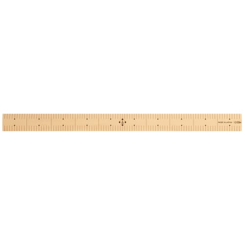 Shinwa Sokutei Bamboo Ruler, 1 Shaku (71897)