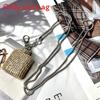 Water Diamond Mini Crossbody Bag With Pearl Chain For Streetwear Fashion