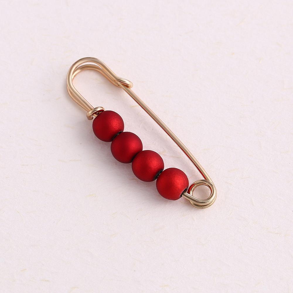 

3 8CM Metal Pin Waist Adjuster Safety Pin for Clothing Accessories Durable and Practical Garment Fastening Tool One Size красный