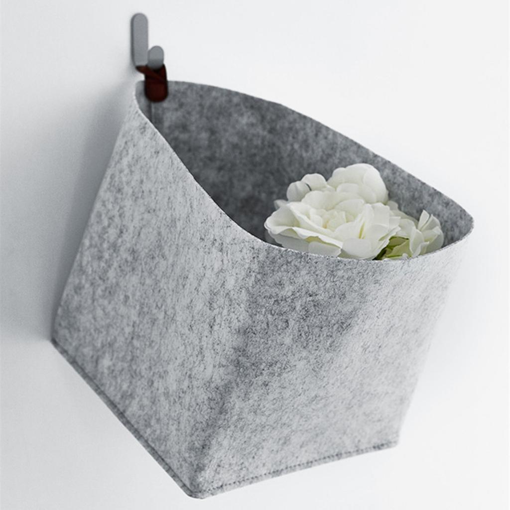 Nordischer Filz Aufbewahrungskorb Praktischer Faltbarer Flur Eingang Schlüssel Kleine Aufbewahrungsbox Schreibtisch Zuhause Zubehör Organizer