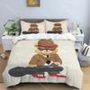 Bettwäsche-Sets aus Polyester mit 3D-Bären-Print, Digitaldruck, Mädchenbezug, Jungen-Bettbezug-Set für Teenager, Queen-Size-Kissenbezug