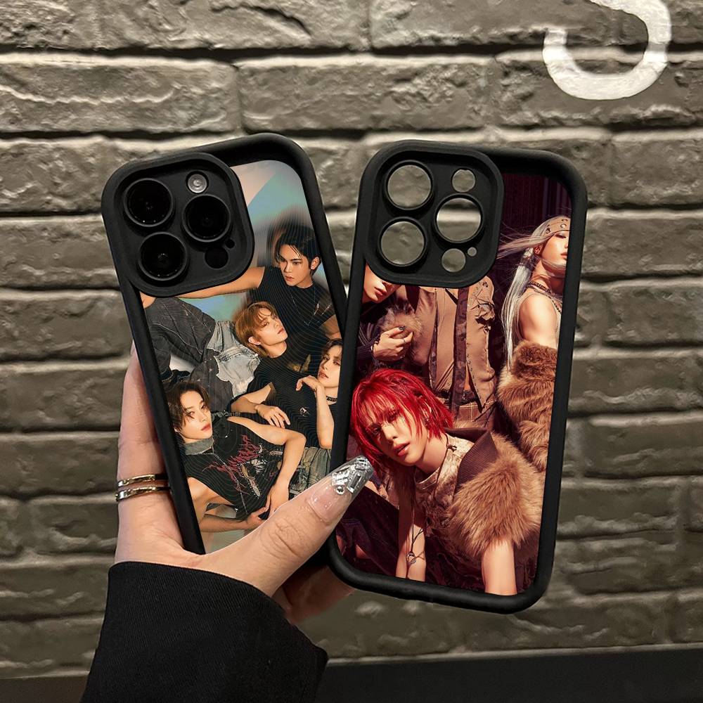 Coque de téléphone Kpop Groupe XLov Pour IPhone 17 16 15 14 13 12 11 Pro Max 16E Plus INS Housse Souple