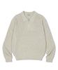 DE GRAND MATIN Zip-Up Collar Knitwear_Light Gray