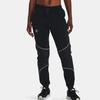 Under Armour Rush Series Solid Color Fleece Casual Pants Women bottoms Black 1374104-001