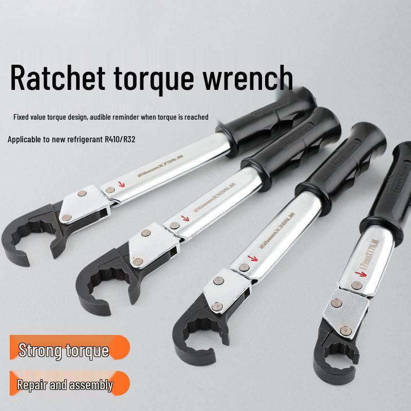 Saint Ba ST-02L High-Precision Open-End Ratchet Torque Wrench for Spark Plug & Air Conditioning Repair