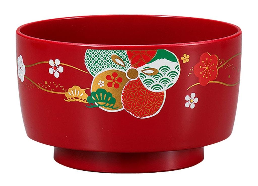 Made In Japan by HAKOYA Tatsumiya Hospitality Kaga Flower 55406 Bowl, Red,