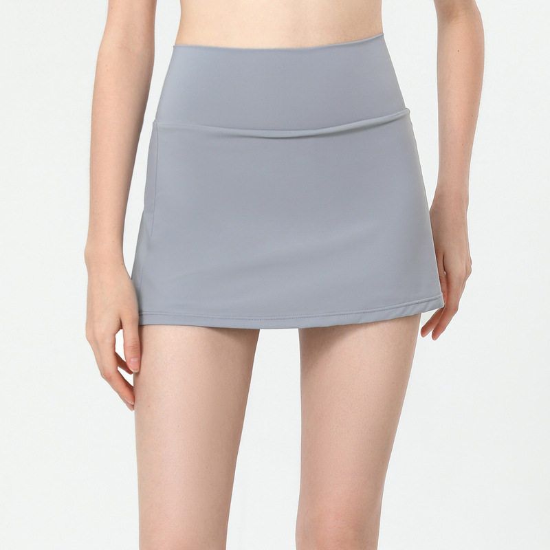 

Fashion Fashion Tape Fitness Pants Women s Summer High Waist Hip Lifting Loose Breathable Sports Running Tennis Yoga Skirts Light Blue M