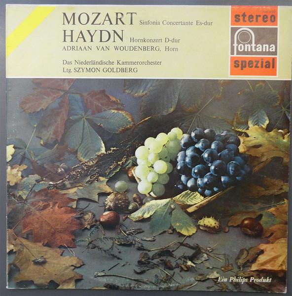 LP Record WOLFGANG AMADEUS MOZART JOSEPH HA Sinfonia Concertante In E K.297b 700202WGY Fontana 1969 Netherland Classical Used