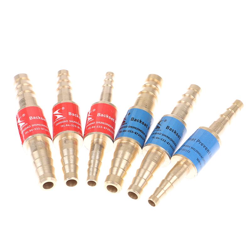 Household 6mm/8mm/10mm Pipe Flashback Arrestors Of Acetylene&Oxygen Fuel Check Safety Valve Pipe Flashback Arrestor