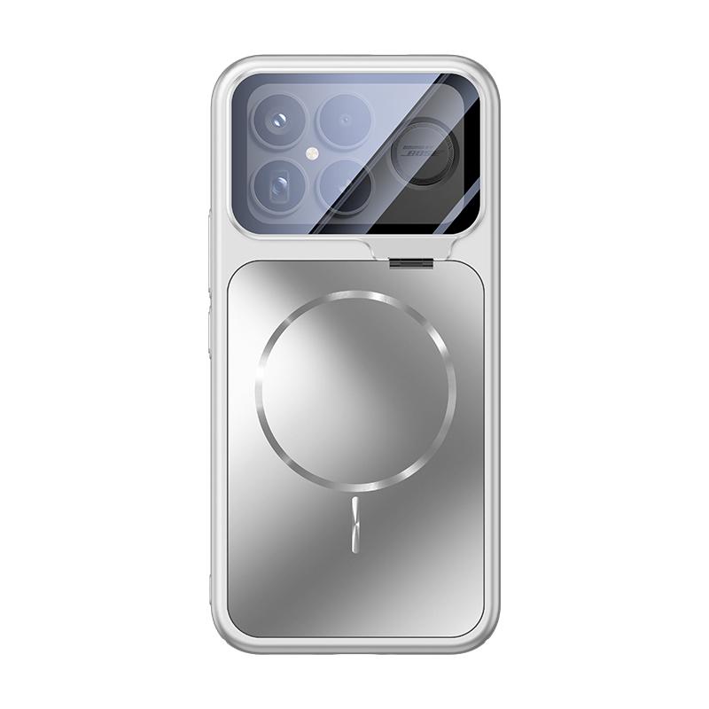 For POCO F8 Pro POCO F8 Ultra phone case, hidden lens stand, magnetic, luxury minimalist design, lens protection
