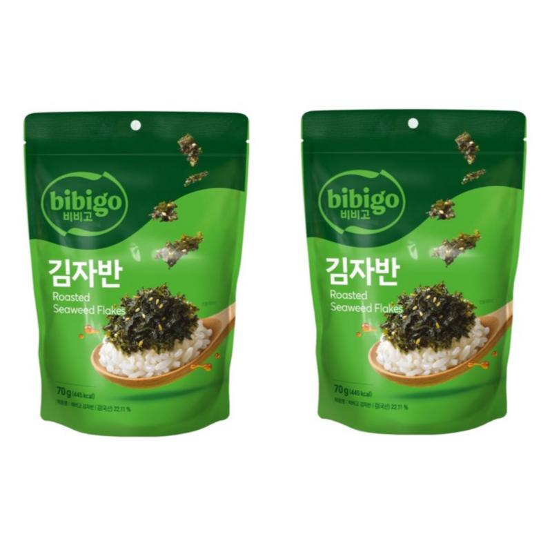 

bibigo Приправленные хлопья морской капусты 70г 70g x 2pcs