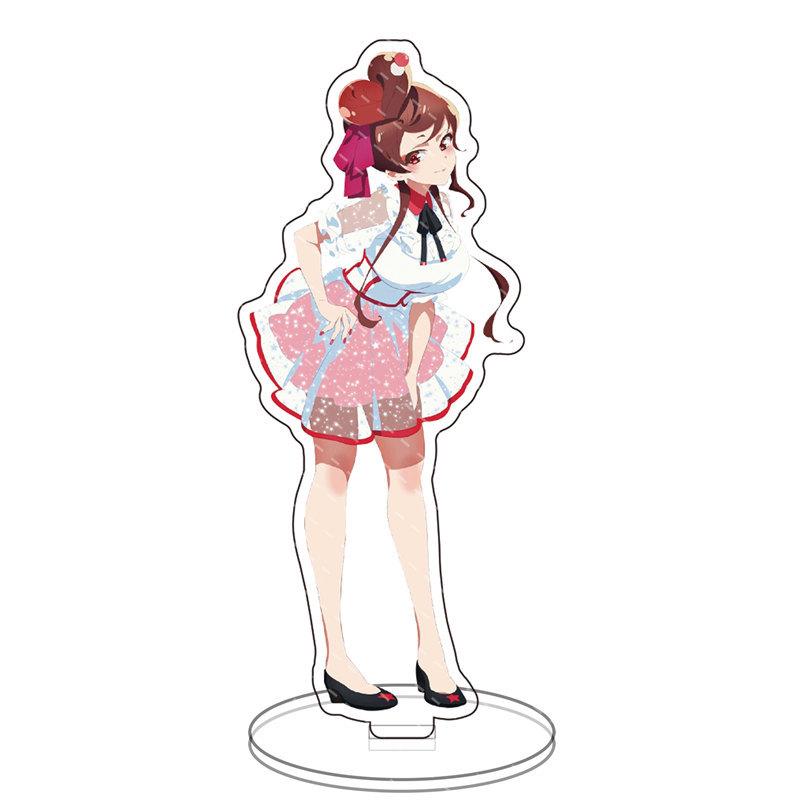 ZOMBIE LAND SAGA Two Sided Acrylic Stand Figures Model Plate Hoshikawa Lily Minamoto Sakura Standing Sign Desk Decor