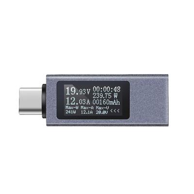 KOWSI Voltage Current Tester USB C Meter Tester Voltmeter Ammeter Detector USB C Charging Detector LED Display Portable