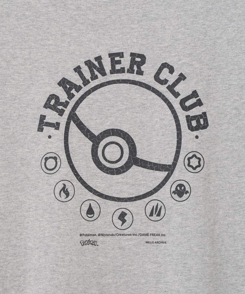 MILLO ARCHIVE [Pokémon] Trainer Club T-Shirt [Melange Grey]