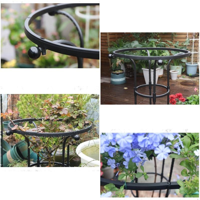 Negro altura 65CM diámetro del círculo 25CM