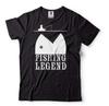 Mens Fishing Shirt Fishing Legend Shirt Fisherman Gifts Fishing Birthday Tee Unisex T-Shirt
