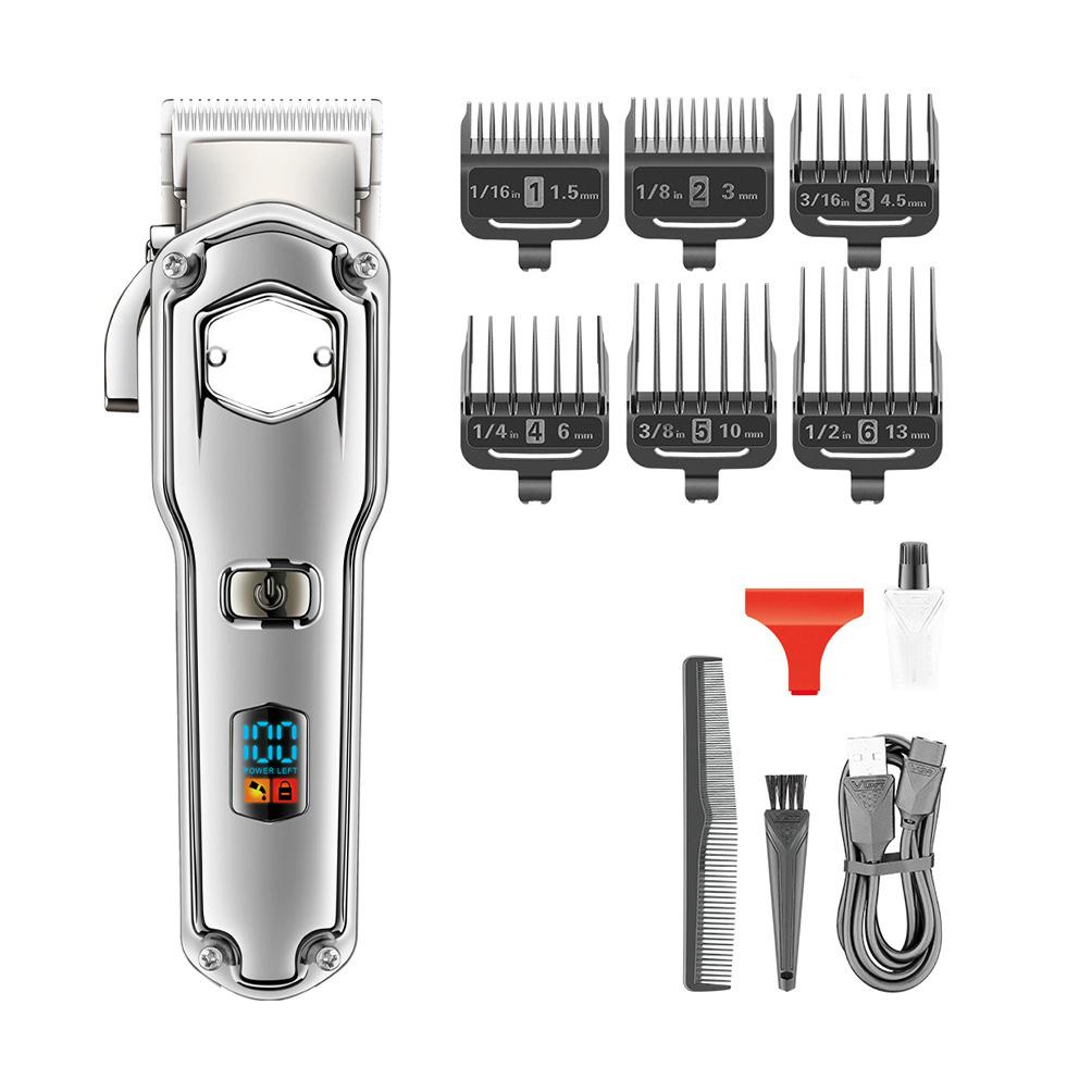 

Новый триммер для мужчин, парикмахерская машинка для стрижки волос, мужская газонокосилка, бритва, машинка для стрижки бороды, электробритва, машинка для стрижки волос серебряный