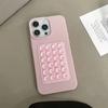 Luxury 3D Suction Cup Stand Litchi Pattern Phone Case For iPhone 16 15 14 Plus 13 12 11 Pro Max XR X XS Soft Shockproof Cover