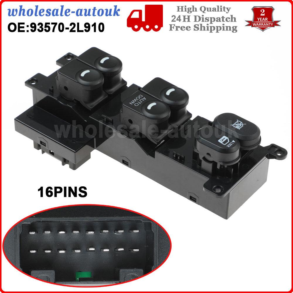 Front Right Master Power Window Switch RHD Assembly Fit For Hyundai I30 2007-12