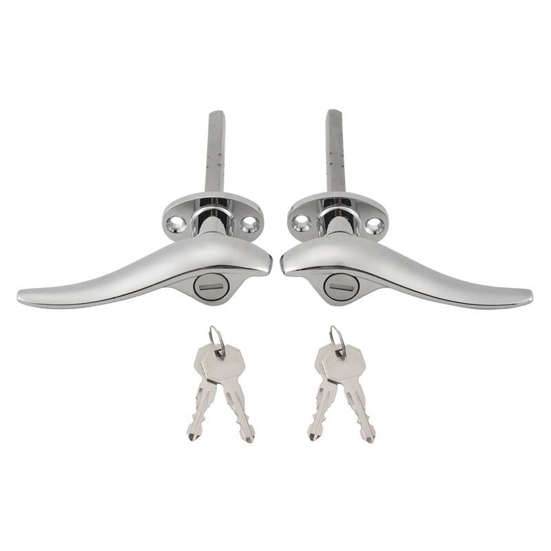 Durable-2Pcs Car Door Outside Locking Handles MATCHING LOCKS For Ford 1932 3-Window Coupe For Ford 1933 1934 Passenger Car