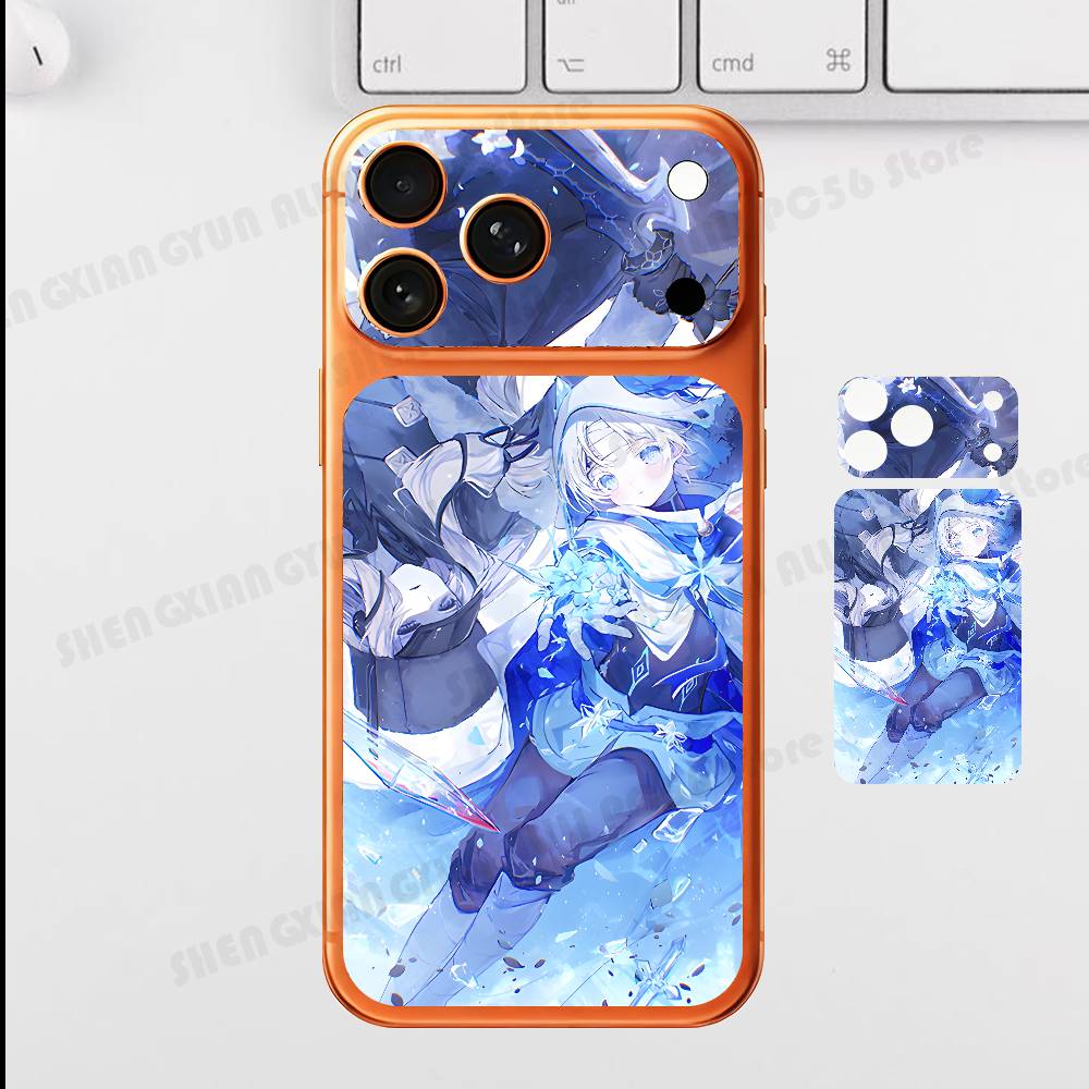 

Game A-Arknights M-Mizuki For IPhone 17 Pro ProMax Full Back Cover Decal Wrap Skin Rear Protective Sticker Film iPhone17pro