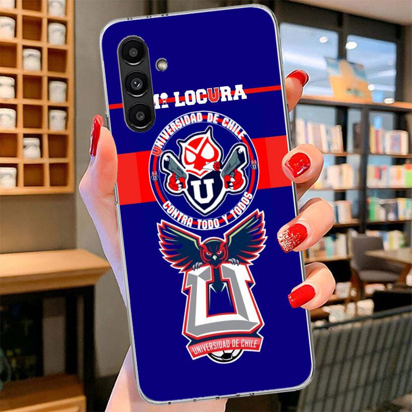 De Chile U-University Logo Phone Case For Samsung Galaxy A17 A37 A57 A16 A26 A36 A56 A15 A25 A35 A55 A14 A24 A34 A54 A13 A23 A33