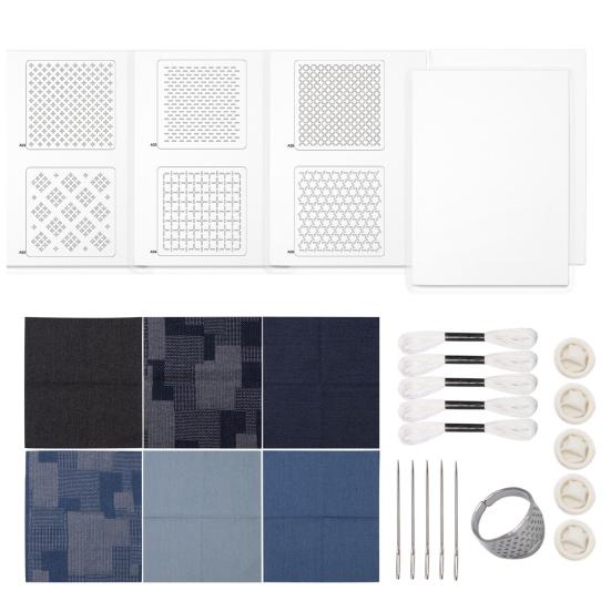 

Вышивальные узоры Переводная нашивка Водорастворимые вышивальные узоры Набор трафаретов Шаблон для вышивки сашико для шитья квилтинга вышивания A